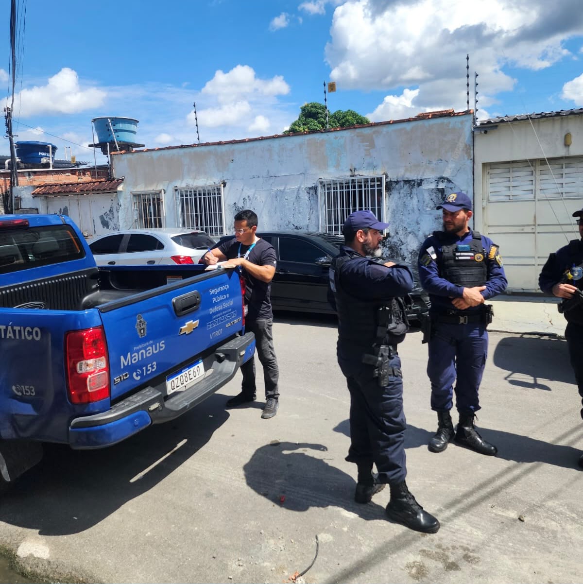 Responsável por obra irregular é preso em flagrante pela Guarda Municipal após desobedecer fiscalização do Implurb