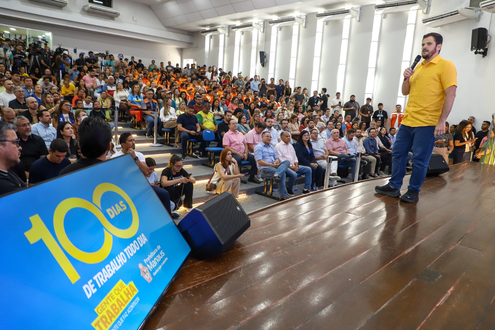 Cem dias de gestão do prefeito Renato Junior marcados por inovação, empregabilidade e impacto na economia popular