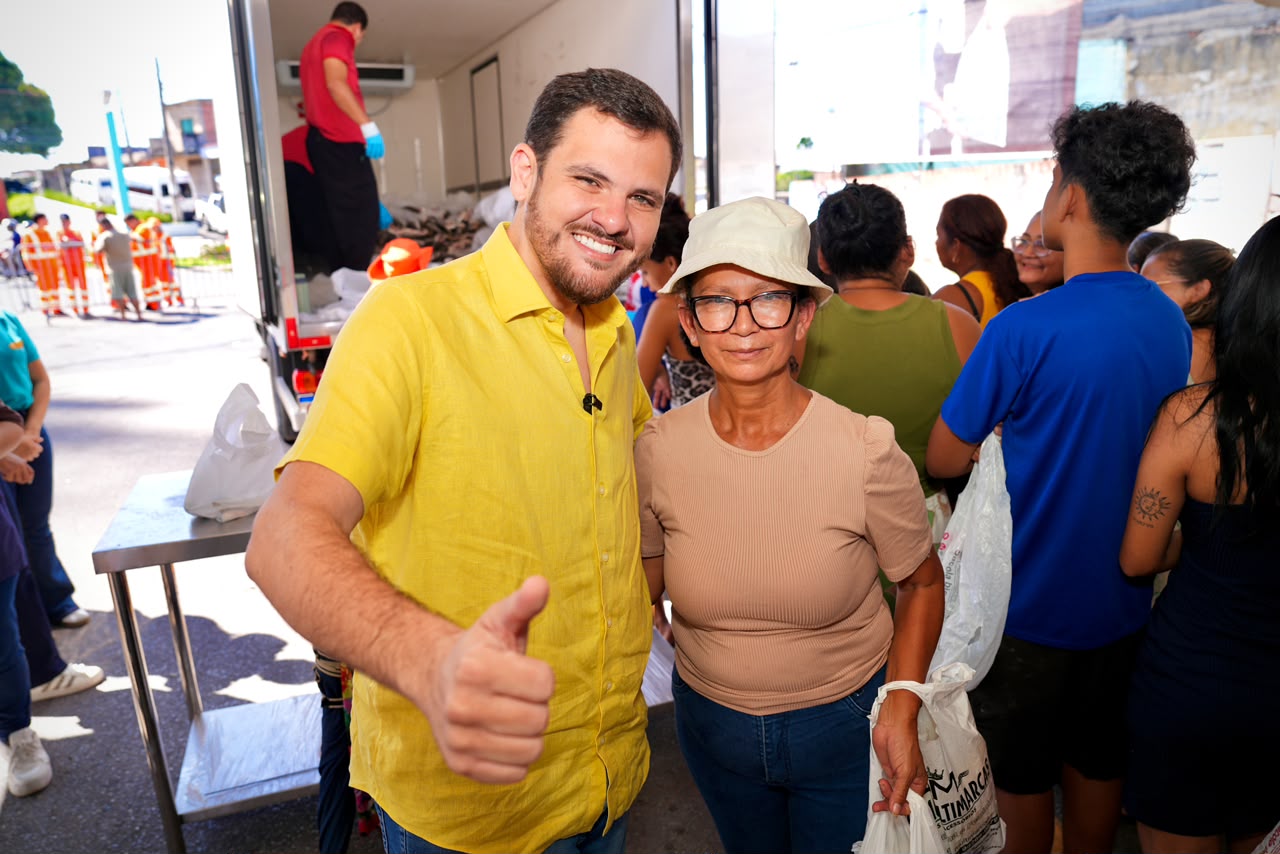Prefeito Renato Junior começa distribuição gratuita de jaraqui nos bairros de Manaus e amplia ações de segurança alimentar