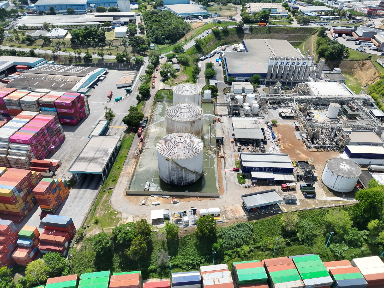 Prefeitura autua novamente empresa no Distrito Industrial após análise de drones com câmeras térmicas