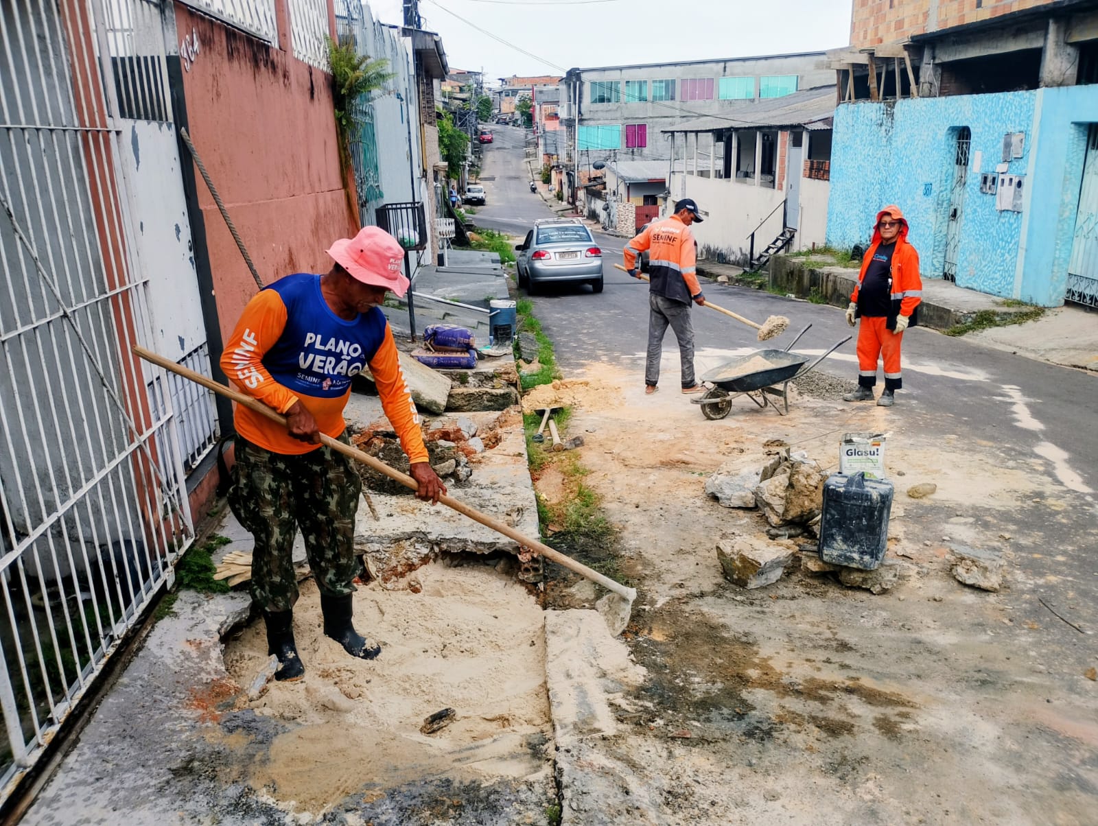 Prefeitura de Manaus reforça infraestrutura do Alvorada 2 com recuperação de rede de drenagem profunda