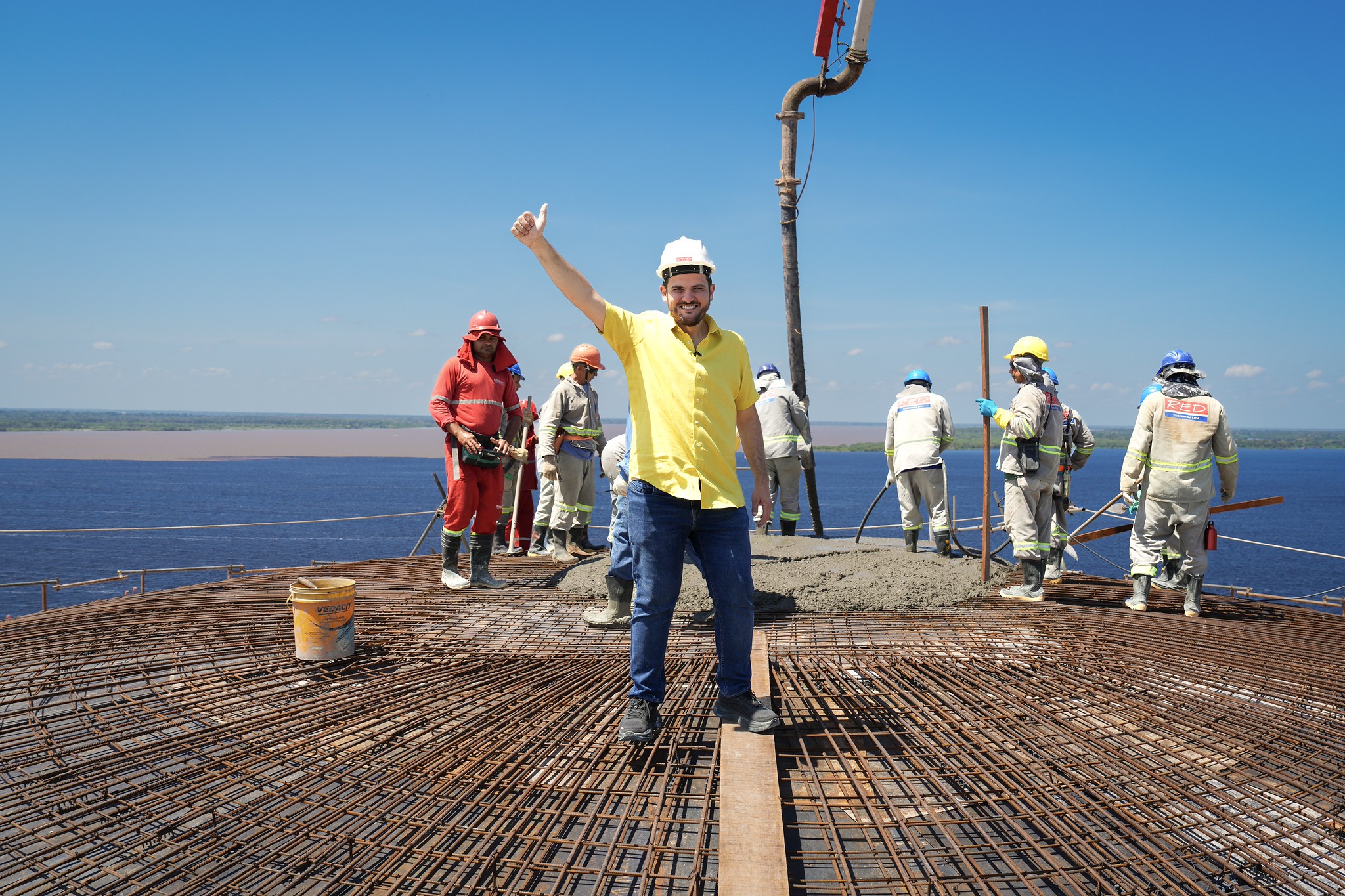 Prefeito Renato Junior vistoria avanço das obras do parque Encontro das Águas Rosa Almeida e destaca o potencial do espaço como novo eixo turístico na zona Leste