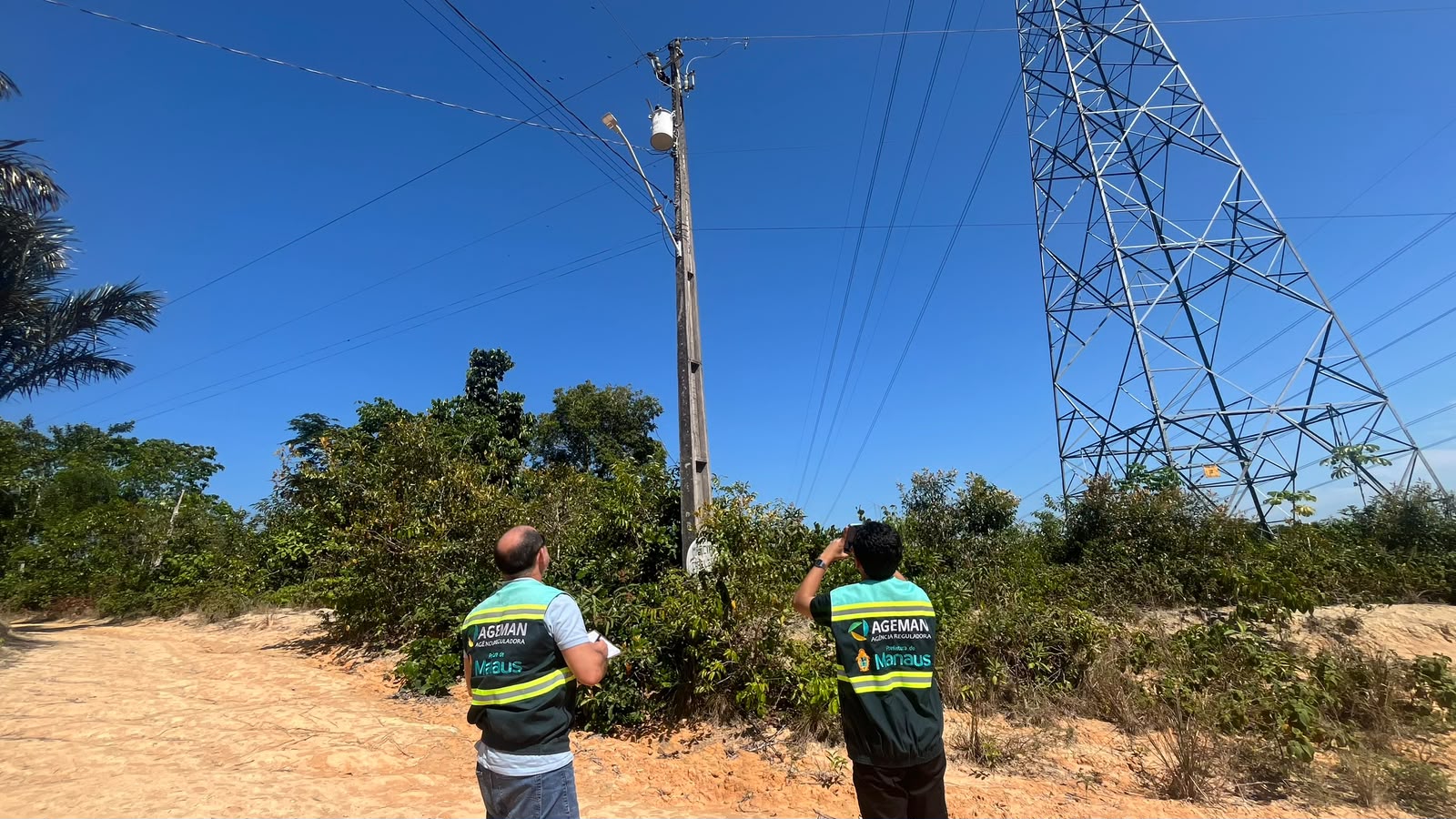 Ageman fiscaliza ampliação da iluminação pública no ramal Bom Jesus