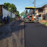 Parque Rio Solimões ganha nova mobilidade com obra de recapeamento da Prefeitura de Manaus