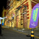 Prefeito Renato Junior vistoria avanço de obra de recuperação da estrutura do Mercado Adolpho Lisboa