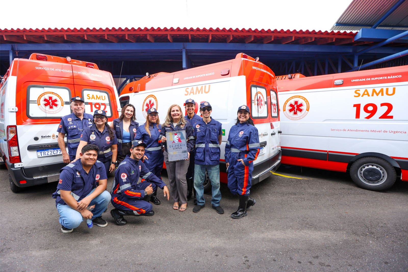 Samu Manaus recebe certificação de excelência na atenção a casos de AVC pelo sexto trimestre seguido