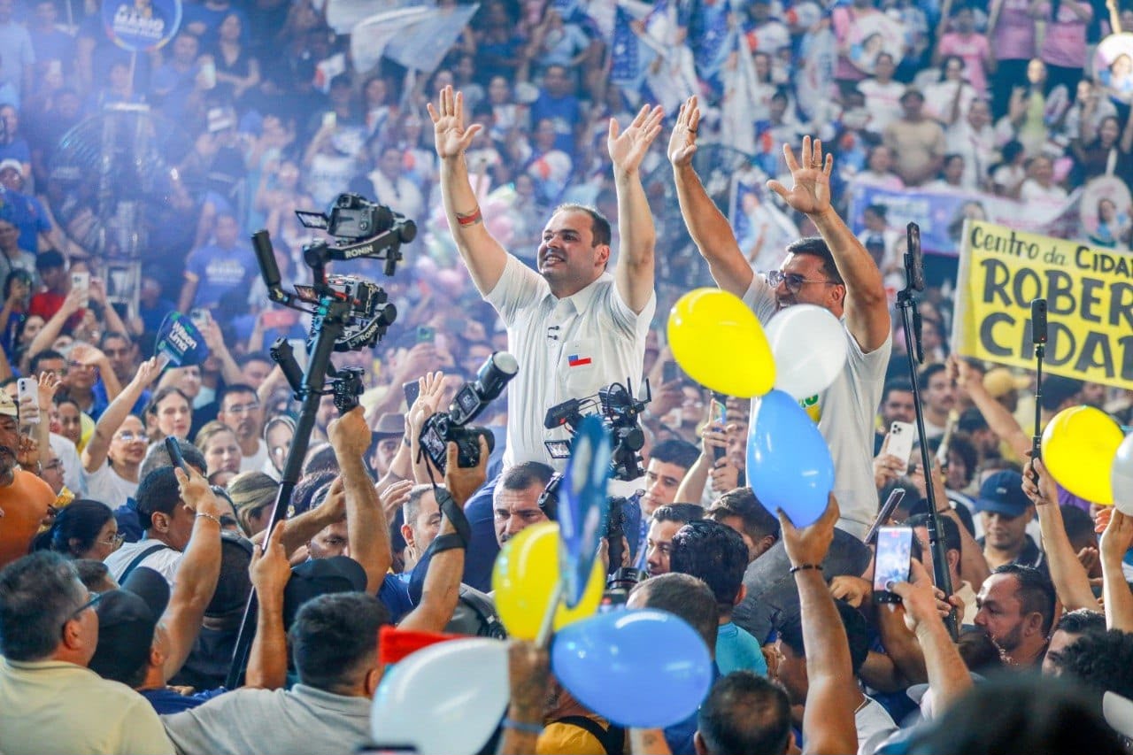 Cidade lança candidatura com Arena lotada e recado à oposição: “Vou responder com trabalho”
