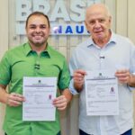 Roberto Cidade e Serafim Corrêa registram candidatura à reeleição no TRE-AM com plano de 44 compromissos para o Amazonas
