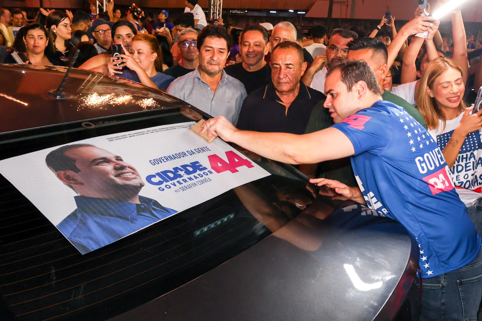 Roberto Cidade dá início à campanha eleitoral com mobilização na capital e no interior