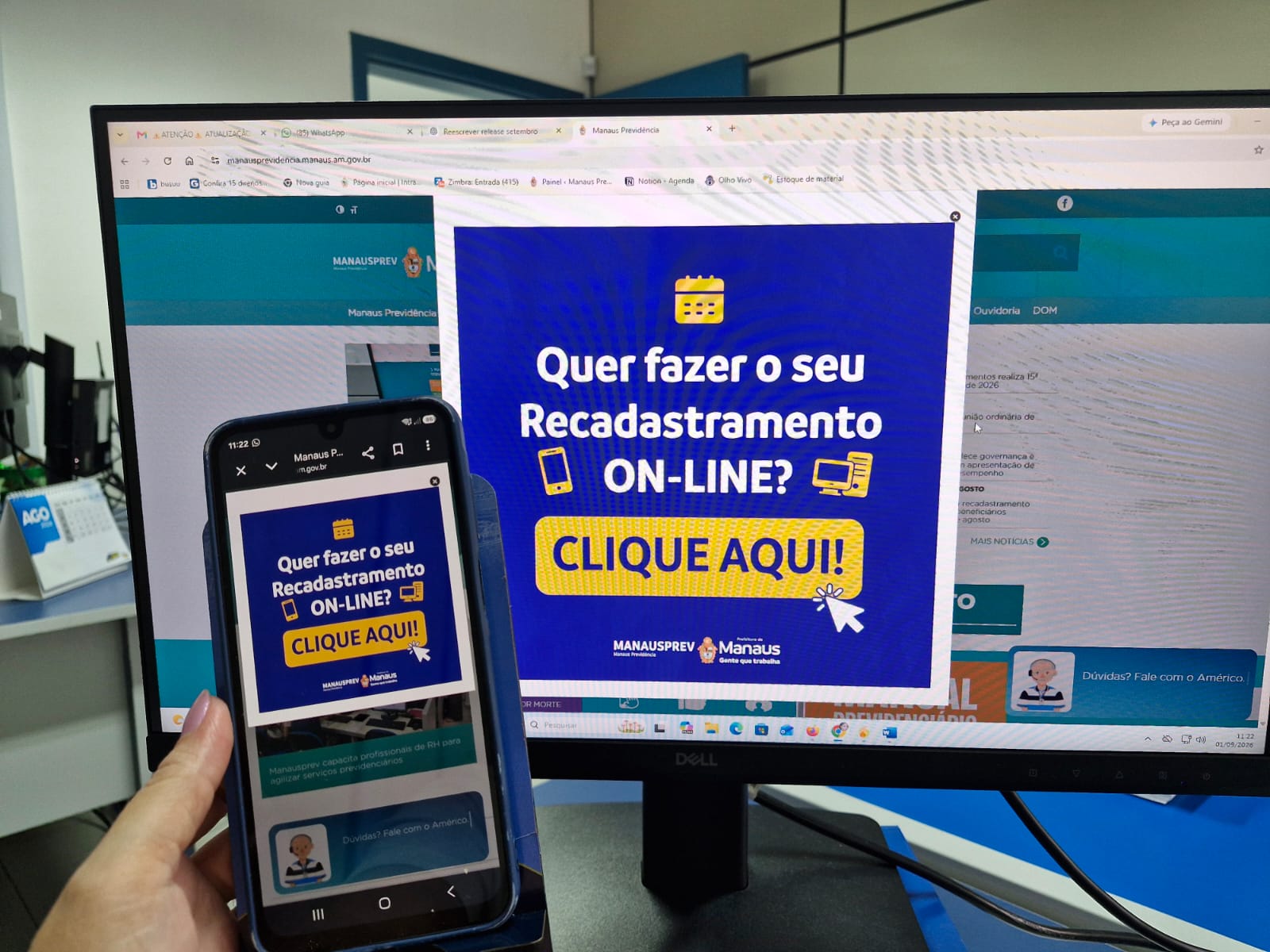 Manausprev alerta para recadastramento de aposentados e pensionistas aniversariantes de setembro