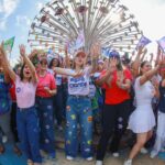 Apoiadores de Roberto Cidade realizam bandeiraços em todas as zonas de Manaus na manhã deste sábado (5)