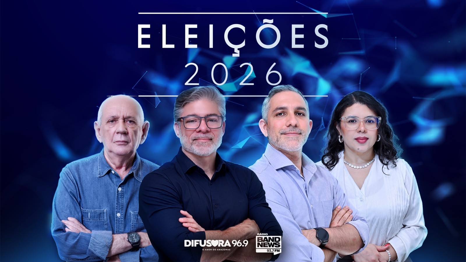 Rádios Difusora e BandNews Difusora farão cobertura especial das eleições 2026 na capital e no interior do AM