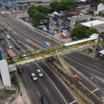 Prefeitura de Manaus avança na reconstrução da passarela Santos Dumont, na avenida Torquato Tapajós