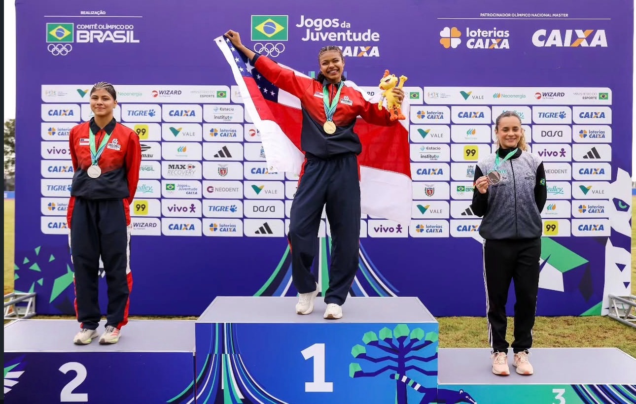 Com apoio da Prefeitura de Manaus, atleta Sarah Letícia conquista ouro nos Jogos da Juventude 2026