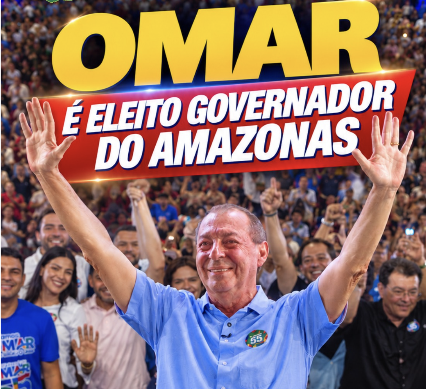 Omar Aziz é eleito governador do Amazonas pela segunda vez pelo voto direto