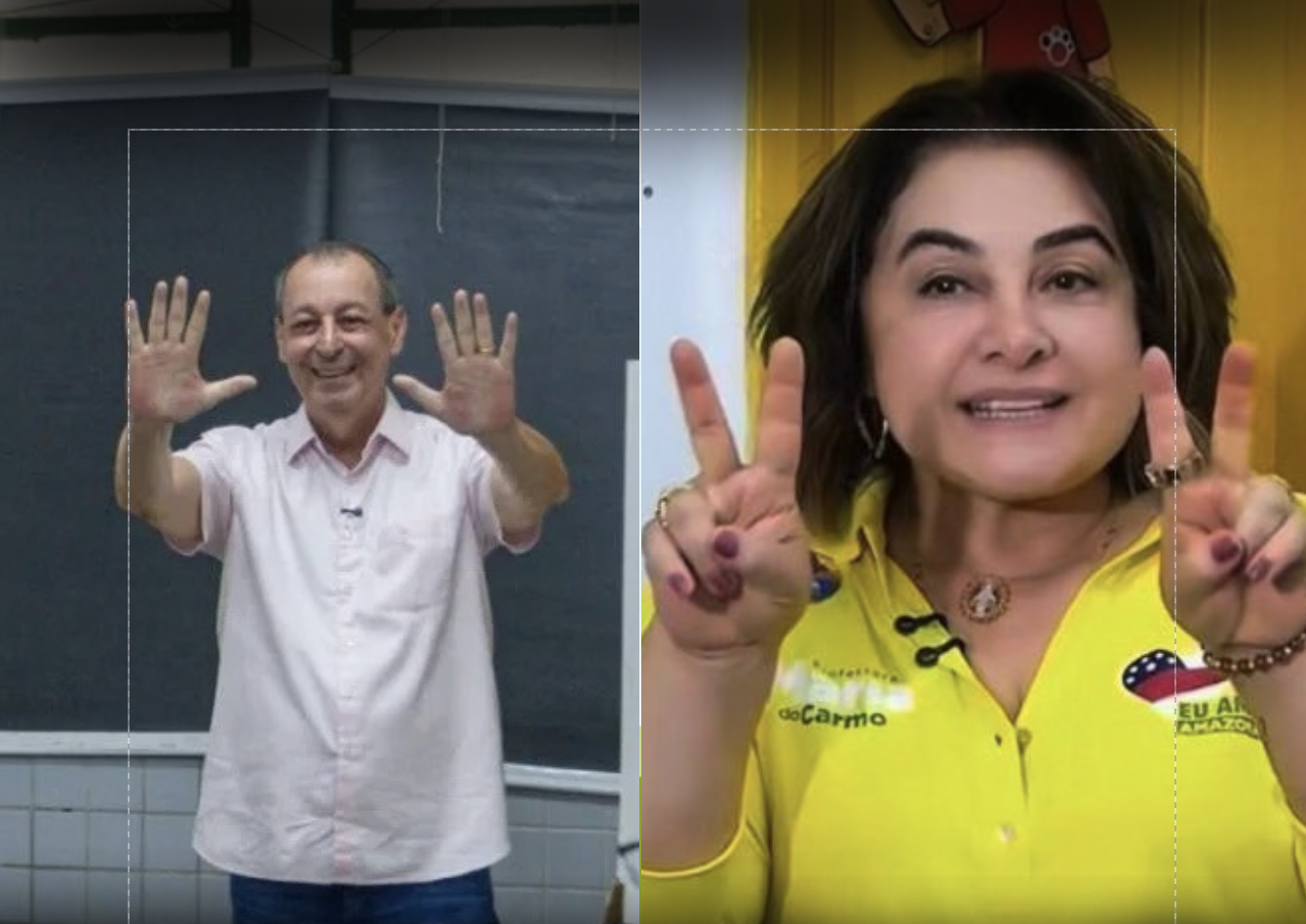 Omar Aziz e Maria do Carmo Seffair disputam 2º turno para o Governo do Amazonas