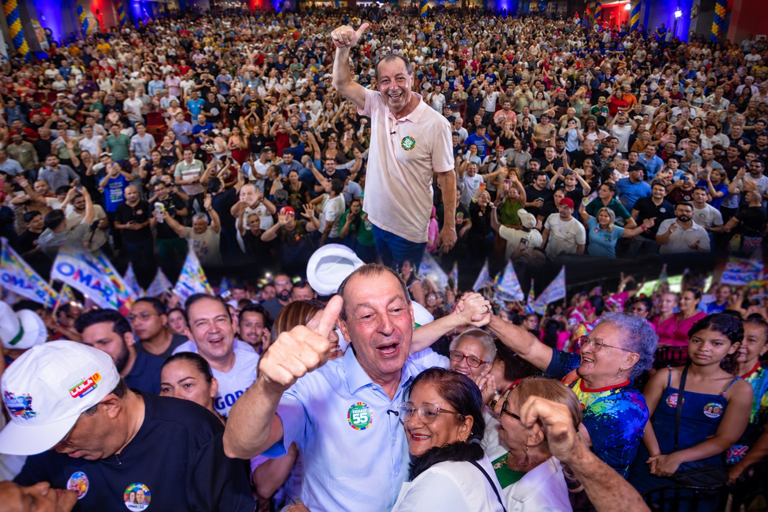 Omar lidera com 57,4% dos votos válidos a dois dias do segundo turno, aponta Projeta